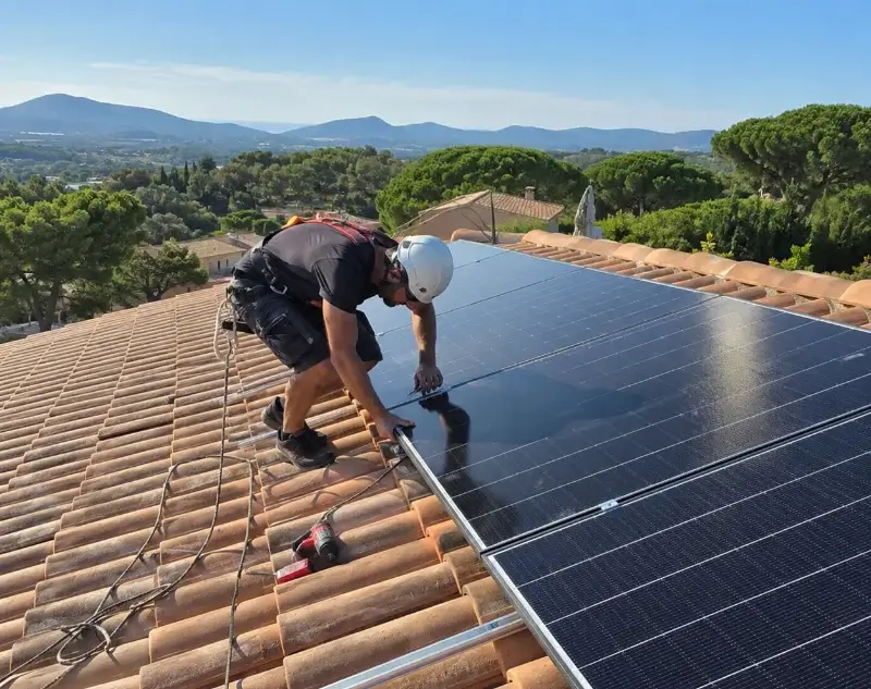 Installateur panneaux solaires Saint-Hilaire-de-Brethmas — pose photovoltaïque sur toiture