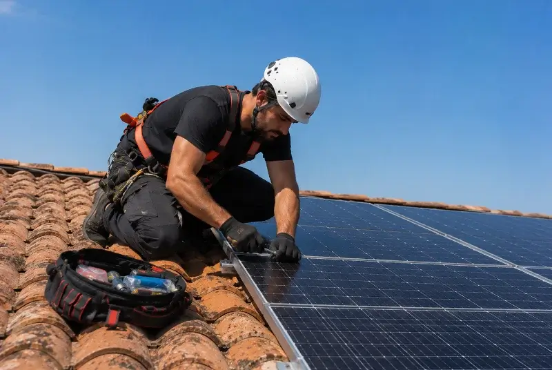 Maintenance et monitoring de panneaux solaires à Saint-Hilaire-de-Brethmas
