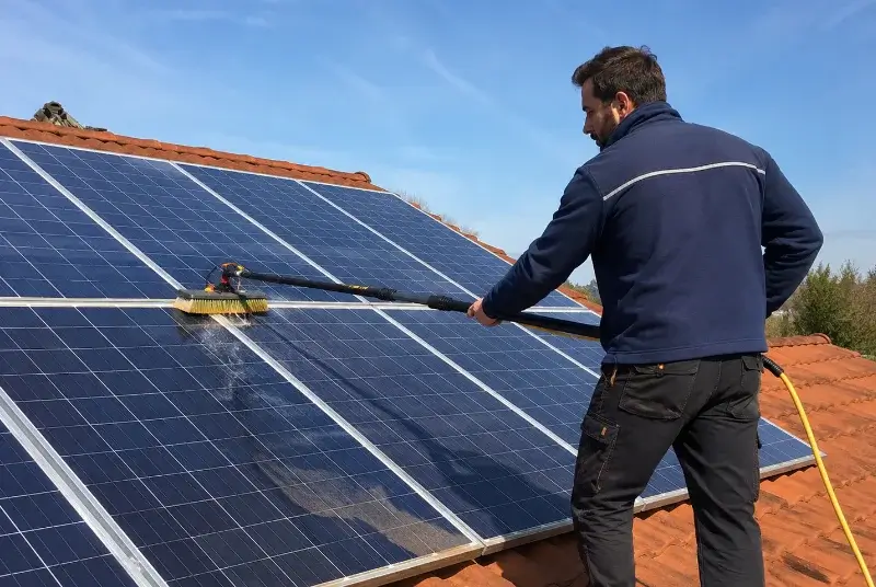 Nettoyage et entretien de panneaux solaires à Saint-Hilaire-de-Brethmas