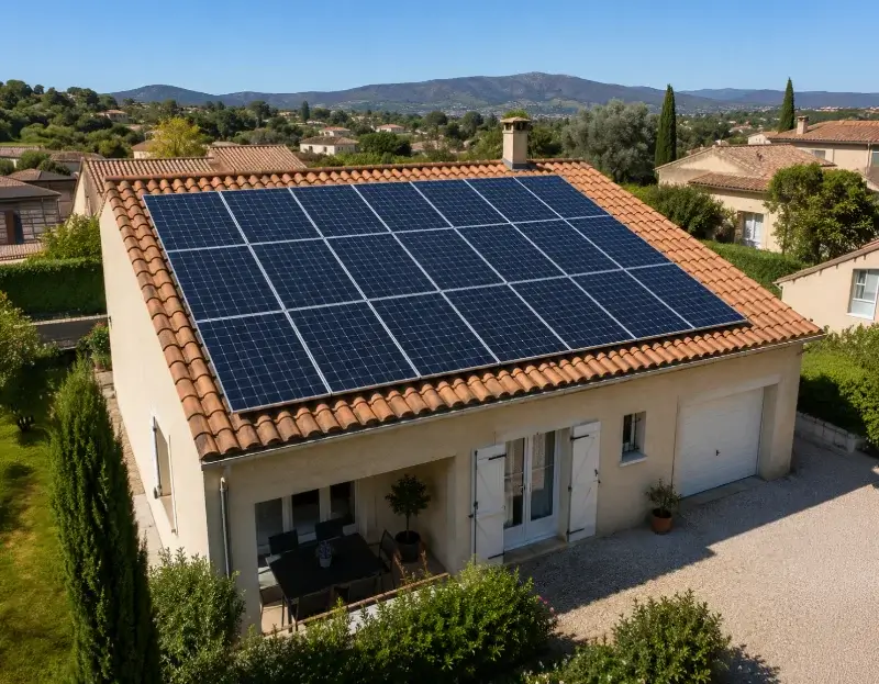 Prime à l'autoconsommation panneaux solaires Saint-Hilaire-de-Brethmas — aide financière de l'État